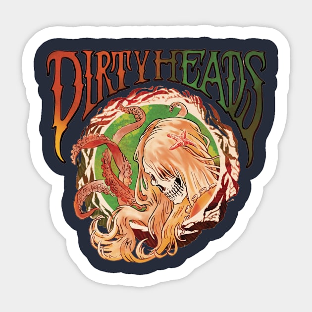 Dirty Head Octopus Girls Sticker by Maison Nuit